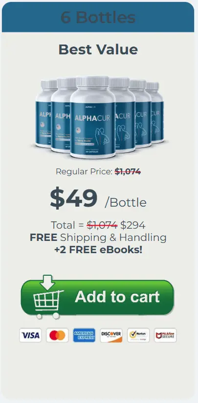 Buy AlphaCur 6 Bottles